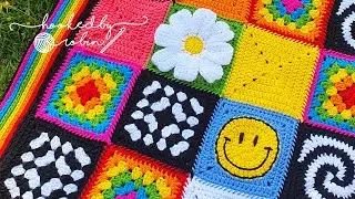 Festival Pic 'n' Mix Blanket CAL (Crochet Along) Information 🌈🧶