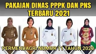 Pakaian Dinas PPPK & PNS Terbaru 2021 Beserta Atribut yang di gunakan