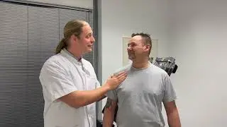 Electricien Darek (werkt 6 dagen i/d week) behandeld voor zijn diverse klachten - Chiropractie