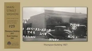 Main Street Panel # 29 Thompson Building 1927