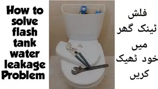 Flash tank water leakage Problem | English toilet