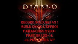 Je PEX votre XP en DH GoD/Marauder Fast GR132+ 2800+ Parangons Record GR143 solo & 150 DUO !!