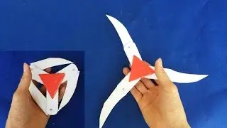 Как сделать бумажный ниндзя звезды | сюрикен