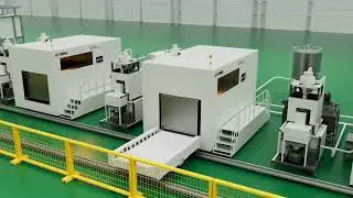 3D Printing Intelligent Sand Mold Production Line.