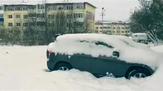 Прогулки по Магадану  Часть 9 Снегопад Walk to Magadan  Part 9 Snowfall