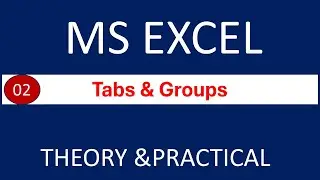 MS Excel :Tabs and Groups | add tab | Delete tab | Rename tab | Add Group in tabs |
