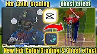 Shadow Ghost effect Video Editing Tutorial | Capcut Cricket Video Editing