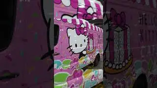 Check if the Hello Kitty Cafe Truck is headed to a con near YOU! #hellokittycafe #animeexpo2024