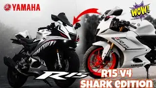 R15 v4 new Sharky wrap 🦈 // Killer look 👀 full graphics modification video ￼￼￼￼￼#r15v4white