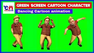 Green screen Dancing cartoon animation | cartoon character green screen | Cartoon Maker