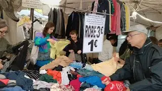 44. Вещи с барахолки по 1 евро! Франция. Одетья за копейки #secondhand #барахолка