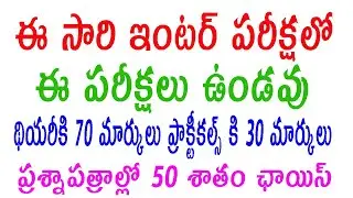 Inter Exams Latest News 2021 | TS Inter Exams Latest News 2021 | TS Inter Exams News 2021 | Nabadi