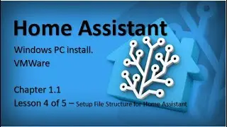 Home Assistant Setup File Structure for VMware  CH1.1 - L4