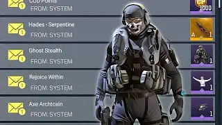 Today Codm Redeem Code | Get FREE Ghost Stealth Skin In Cod Mobile | CODM Free Character (Season 7)