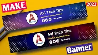 How To Make Professional YouTube Banner On Mobile | Channel Art kaise banaye | Pixellab