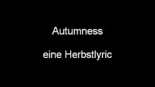 Autumness   eine Herbstlyric