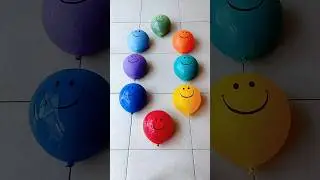 Time to Smile Water Color Balloons Pop Reverse Video Asmr
