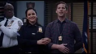 Brooklyn Nine-Nine | 7x10 | Jake & Amy's Big Reveal to the Squad