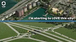 Building a Diverging Diamond Interchange  & City Expansion | Cities Skylines 2 : Florida