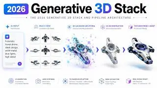 Generative 3D AI in 2026: Text-to-Mesh, Gaussian Splatting, and the New 3D Pipeline