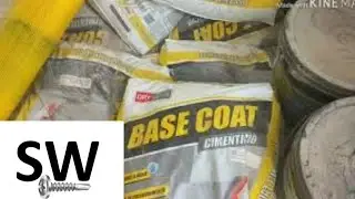 Passo a passo como fazer base coat em placa cimenticia
