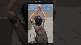 продолжаю, до драк как будто надо ещё дожить #ue5 #animation #character #3d #art #cascadeur