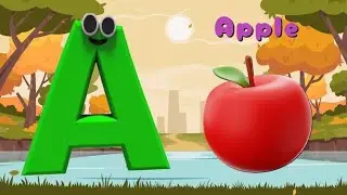 💫🎉ABC for kids💦A for  🍎/ B For  🏀/C for 🐈/D for 🐕/E for 🥚/ F for 🐟/ G for 🐐/ 🦗🦓🐿️🩻🏓