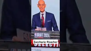 With the #1 overall pick the Atlanta Hawks select Zaccharie Risacher 