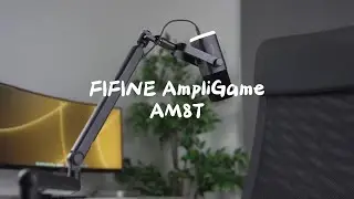 [Showcase] of FIFINE AmpliGame AM8T USB/XLR RGB Dynamic Microphone Set for Streaming and Gaming Gift