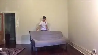 How to make a blanket fort - with a couch and clothes hanger
