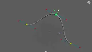 Concept of a custom Bezier Spline in Maya