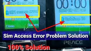 Sim Access error Problem | Chin Mobile sim access error Solution | 