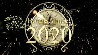 Décompte à 1 minute pour la nouvelle année 2020 par le Studio lecman