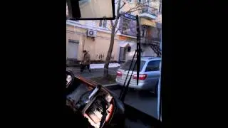 Владивосток. Курение в рейсовом автобусе гос. № (во 627 25 rus)15.11.13