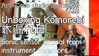 Unboxing the Komorebi 木漏れ日 sonic sensor animal from Instrument Inventors org