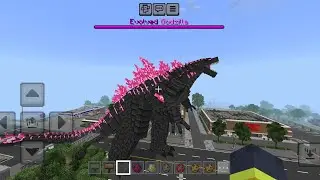 Evolved Godzilla UPDATE MOD in Minecraft PE