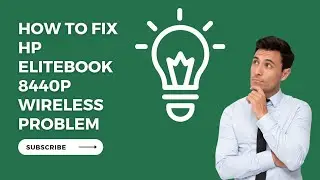 Fix Wireless Problem on HP EliteBook 8440p Laptop #viral #hp #laptop #trending