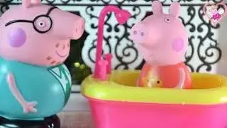 Свинка Пеппа. Сюрприз папы Свина. Мультфильм для детей с игрушками