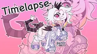 Procreate timelapse - Chibi Star