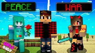 I Secretly Joined a SOLO VS DUO  'GIRLS ONLY' Server in Minecraft...
