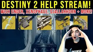 LIVE - Destiny 2 HELP STREAM! WISH ENDER, MALFEASANCE, XENOPHAGE + MORE!