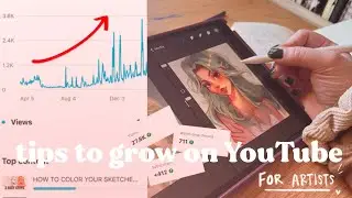 HOW TO START ON YOUTUBE FOR ARTISTS | tips to start an art channel