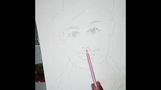 how to draw a Bhagat Singh pencil sketch for beginners @KartikDrawingAcademy