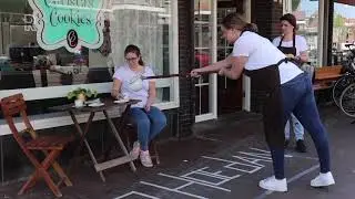 Dordtse kroegen en restaurants demonstreren 'horeca op anderhalve meter'