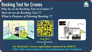 Rocking Test Video.How to Do??What is Crane Slewing Bearing, how to check??|RMETC videos |Ramesh S