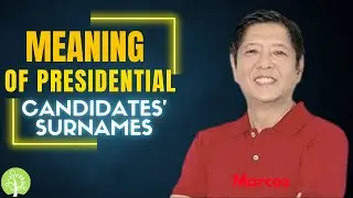 Senator Bongbong Marcos's Surname means 