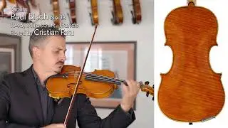 Paul Bisch violin No. 18, 1943, Mirecourt, FRANCE / Cristian Fatu / at the Metzler Violin Shop