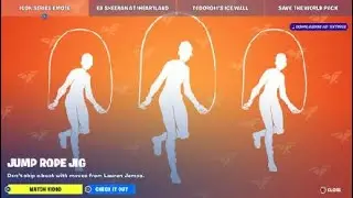 New Jump Rope Jig Emote In Fortnite. 