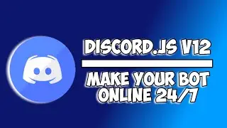 HOW TO MAKE DISCORD BOT | MAKE YOUR BOT ONLINE 24/7 | #5