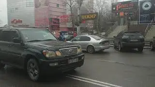 Беспредел на улице Шопокова в Бишкеке